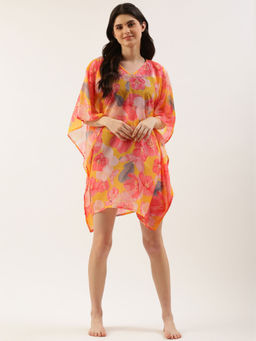 Clt.s - Women Yellow Cover Up Dress