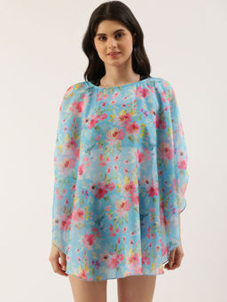 Clt.s - Women Blue Cover Up Dress