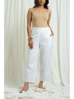 Cyan - White Stripe Pant