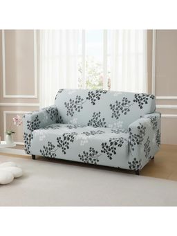NFI Essentials - Grey Floral Modern Minimalistic Sofa Cover