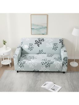 NFI Essentials - Grey Floral Modern Minimalistic Sofa Cover