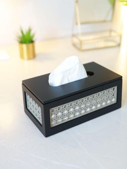 Cinch Home - Black Solid Modern Minimalistic Tissue Box
