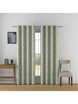 Swayam - Green Abstract Modern Minimalistic Curtains