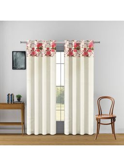 Swayam - Beige Ethnic Modern Minimalistic Curtains