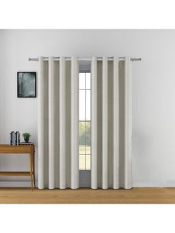Swayam - Off White Solid Modern Minimalistic Curtains