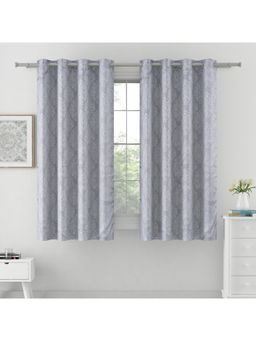Swayam - Grey Abstract Modern Minimalistic Curtains