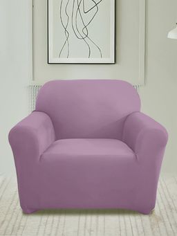 Cortina - Purple Solid Modern Minimalistic Sofa Cover