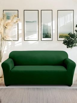 Cortina - Olive Solid Modern Minimalistic Sofa Cover