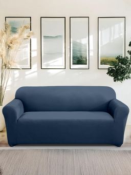 Cortina - Grey Solid Modern Minimalistic Sofa Cover