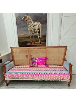 THROW PILLOW - Multi-colour Geometric Contemporary Sofa Cover (3 Seater)