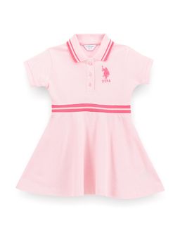 U.S. POLO ASSN. - Girls Pique Skater Dress
