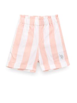 U.S. POLO ASSN. - Girls Vertical Stripe Shorts