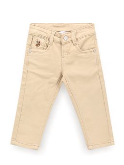U.S. POLO ASSN. - Boys Slim Fit Beige Jeans