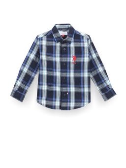U.S. POLO ASSN. - Boys Tartan Check Twill Shirt