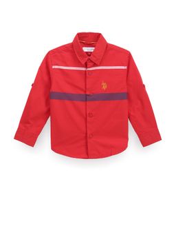 U.S. POLO ASSN. - Boys Horizontal Stripe Shirt