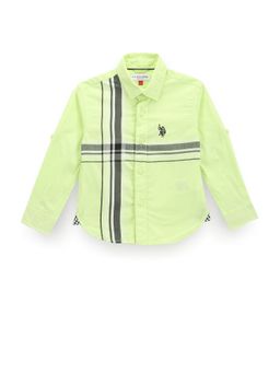U.S. POLO ASSN. - Boys Stripe Twill Shirt