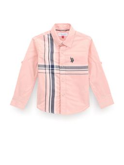 U.S. POLO ASSN. - Boys Stripe Twill Shirt