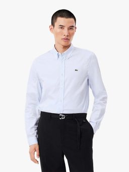 Lacoste - Blue Solid Slim Fit Shirt