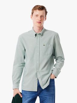 Lacoste - Grey Solid Regular Fit Shirt