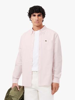Lacoste - Pink Solid Regular Fit Shirt