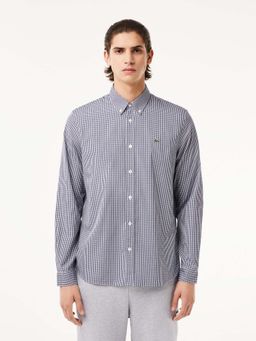 Lacoste - Blue Checks Regular Fit Shirt
