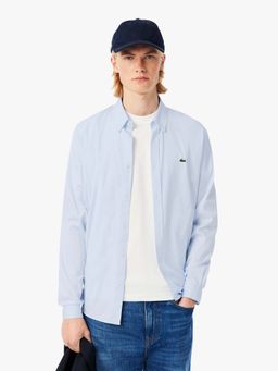 Lacoste - Blue Solid Regular Fit Shirt