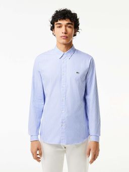 Lacoste - Blue Stripes Regular Fit Shirt