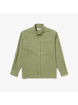Lacoste - Yellow Checks Regular Fit Shirt