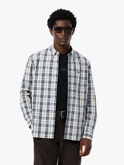 Lacoste - Blue Checks Regular Fit Shirt