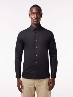 Lacoste - Black Solid Slim Fit Shirt