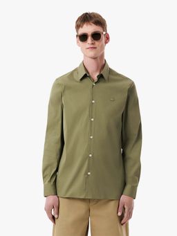 Lacoste - Green Solid Slim Fit Shirt