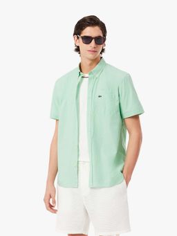 Lacoste - Green Checks Regular Fit Shirt