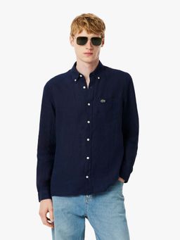 Lacoste - Blue Solid Regular Fit Shirt