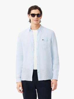 Lacoste - Blue Solid Regular Fit Shirt