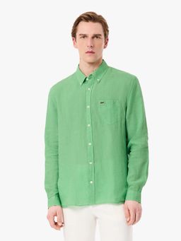 Lacoste - Green Solid Regular Fit Shirt