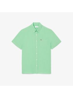Lacoste - Green Solid Regular Fit Shirt