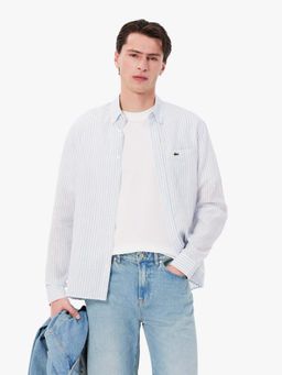 Lacoste - Blue Stripes Regular Fit Shirt