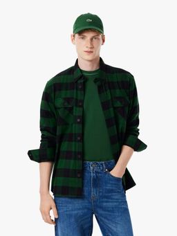 Lacoste - Green Checks Loose Fit Shirt