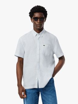 Lacoste - Blue Solid Regular Fit Shirt