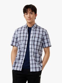 Lacoste - Blue Checks Regular Fit Shirt