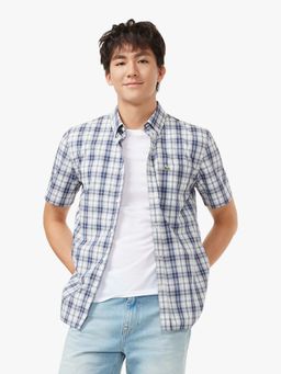 Lacoste - Blue Checks Regular Fit Shirt