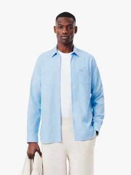 Lacoste - Blue Solid Regular Fit Shirt