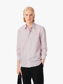 Lacoste - Pink Stripes Regular Fit Shirt