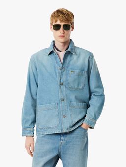 Lacoste - Blue Solid Loose Fit Shirt