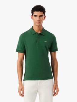 Lacoste - Green Solid Regular Fit Polo T-Shirt