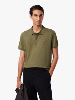 Lacoste - Green Solid Regular Fit Polo T-Shirt