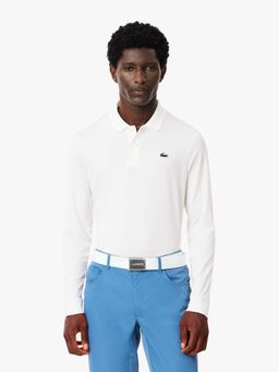 Lacoste - White Solid Regular Fit Polo T-Shirt