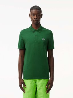 Lacoste - Green Solid Regular Fit Polo T-Shirt