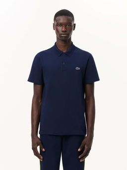 Lacoste - Blue Solid Regular Fit Polo T-Shirt