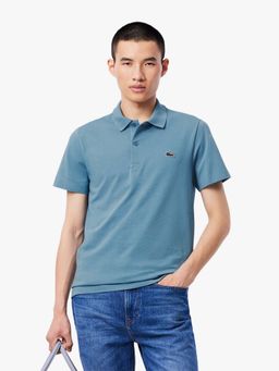Lacoste - Blue Solid Regular Fit Polo T-Shirt